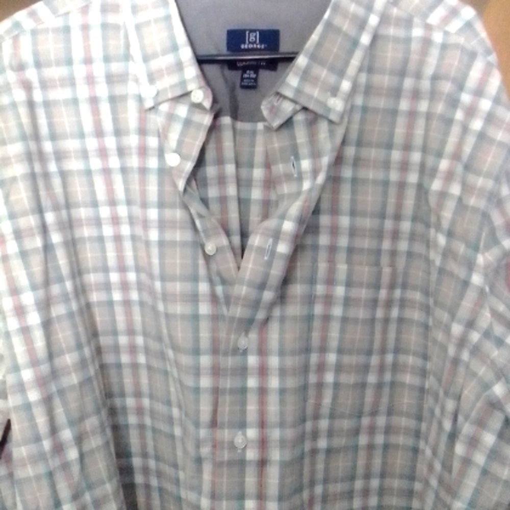George plaid long sleeve shirts - Picture 5 of 7